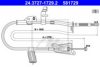 ATE 24.3727-1729.2 Cable, parking brake